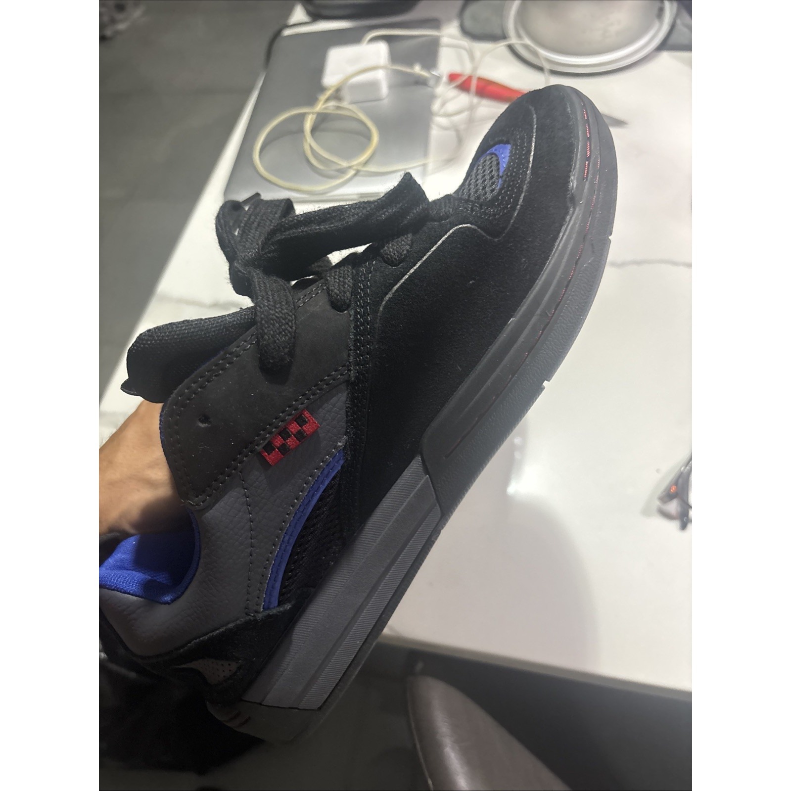 Size 13 - Vans Skate Mixxa Retro - Black Grey